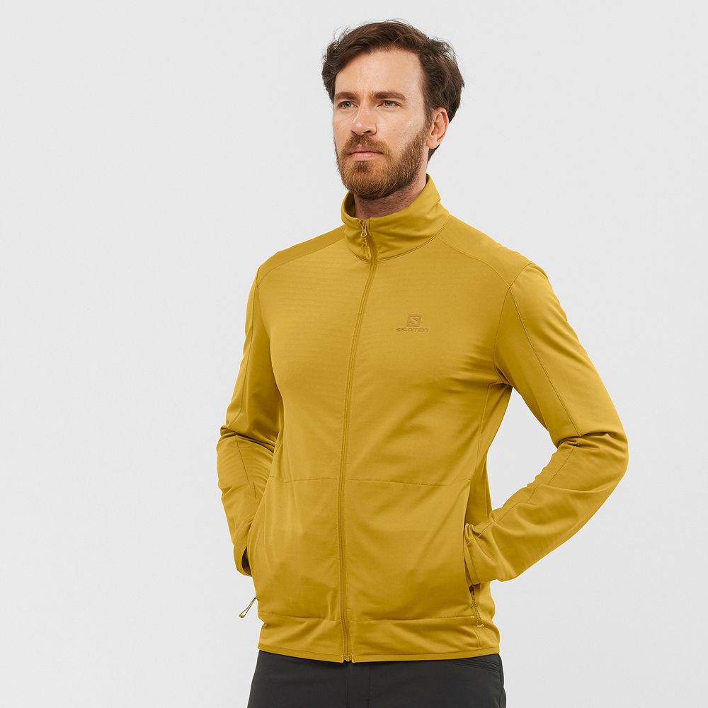 Salomon Israel - Mens Midlayers - Yellow (CZMJ-61085)